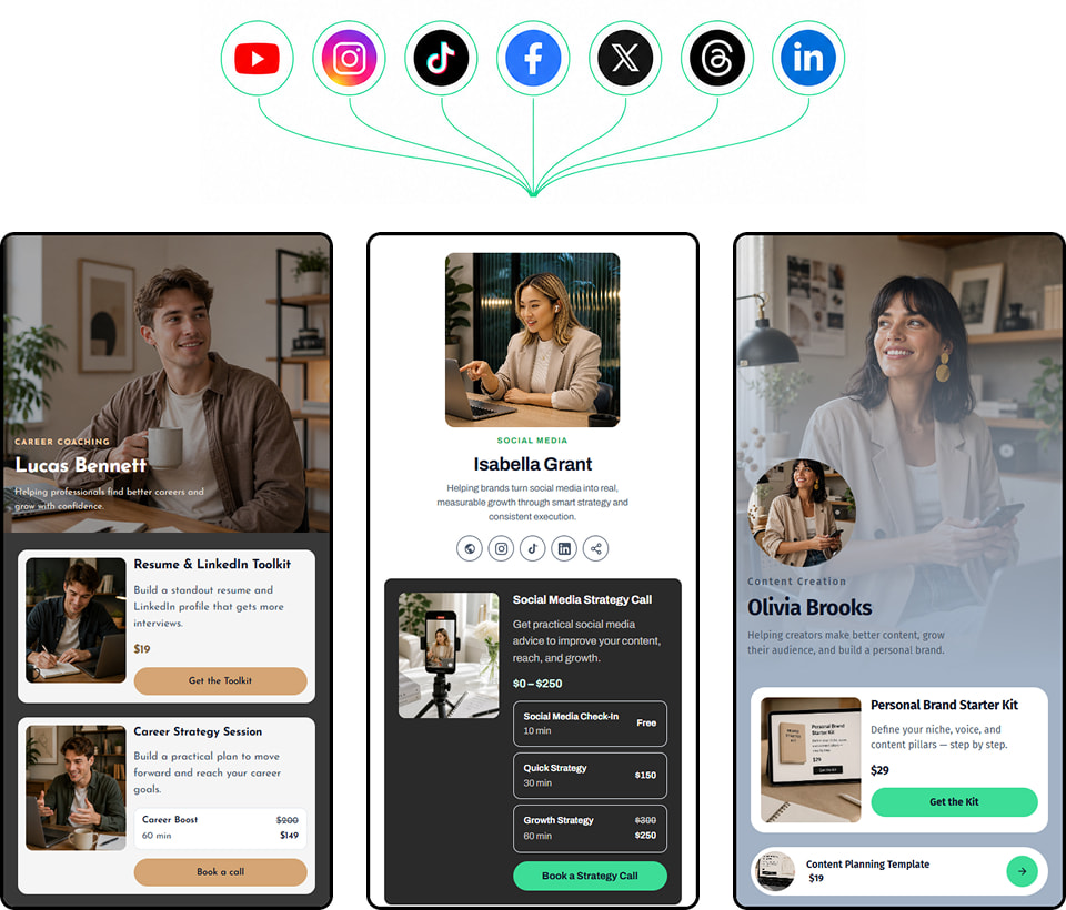 Turn your audience into a business.